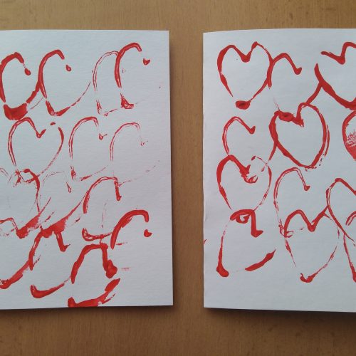 Valentýnské tvoření ve školní družině v Ostravě