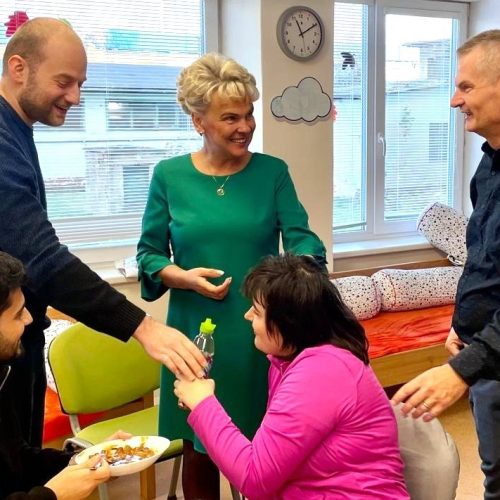 Návštěva paní ředitelky v SŠ OSTRAVA