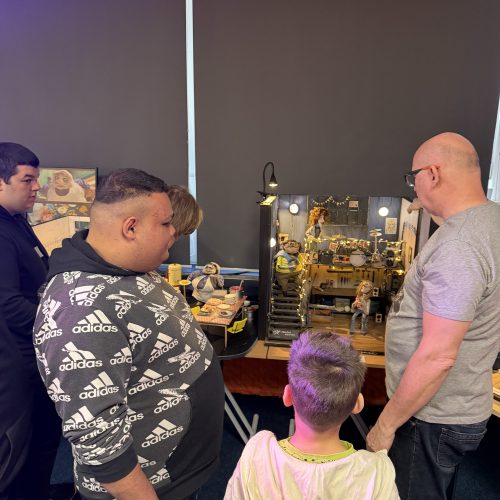 Návštěva výstavy s žáky ze Starého Bohumína