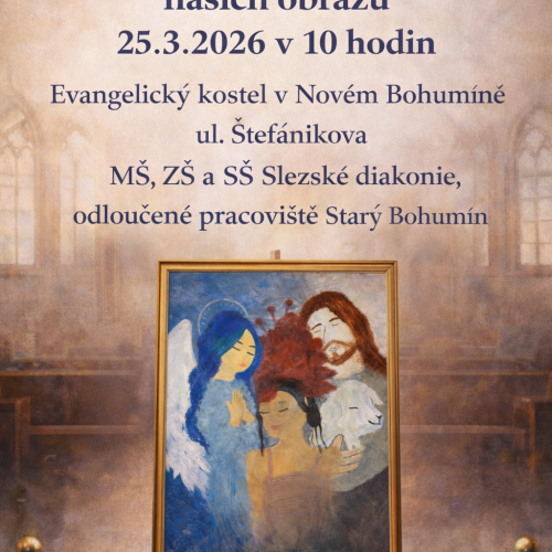 Pozvánka na vernisáž do Evangelického kostela v Novém Bohumíně