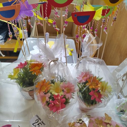 Velikonoční jarmark žáků z Nového Bohumína ve Skřečoni: tvořivost, radost a jarní nálada