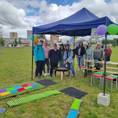 Naše bohumínská škola na Rodina festu v Ottově parku v Bohumíně
